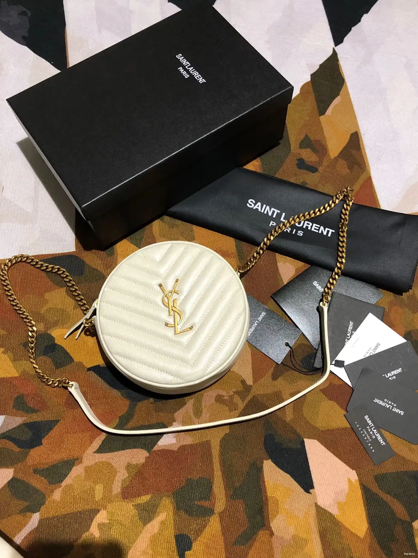 Repzbay REP CAMERA YSL ROUND VINYLE BAG 0523